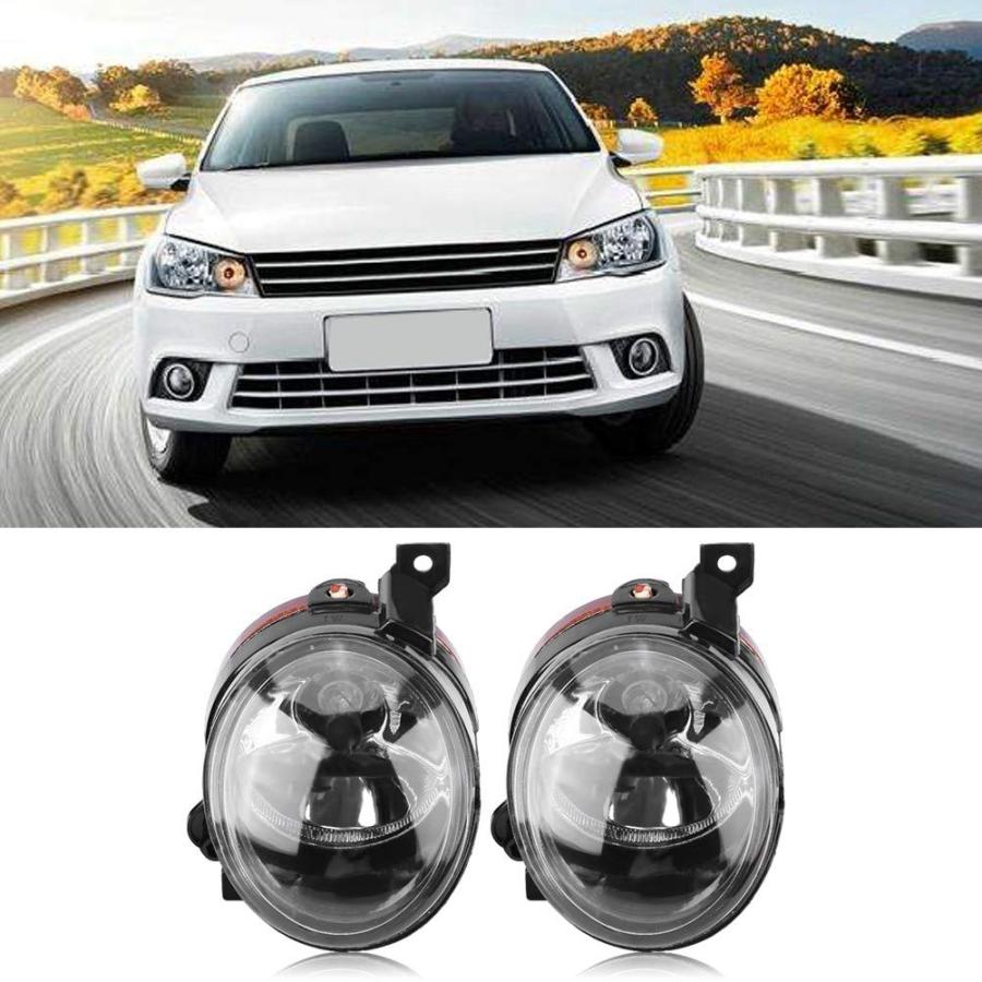 【並行輸入品】Pair of Fog Light,Car Left an Right Front Bumper Foglight Fog Liの画像