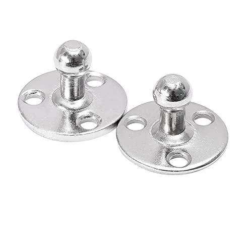 【並行輸入品】X AUTOHAUX 4 Set 10mm Car Ball Studs Mounting Brackets Round forの画像