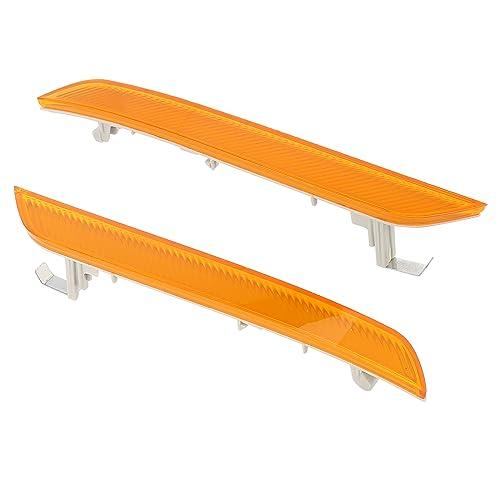 【並行輸入品】 X AUTOHAUX 1 Pair Car Front Bumper Reflector Strip Cover Right L