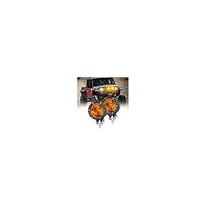 【並行輸入品】Teochew LED LEDポッド LTEODCHEW 4 Inch Round LED Offroad Lights Ambeの画像