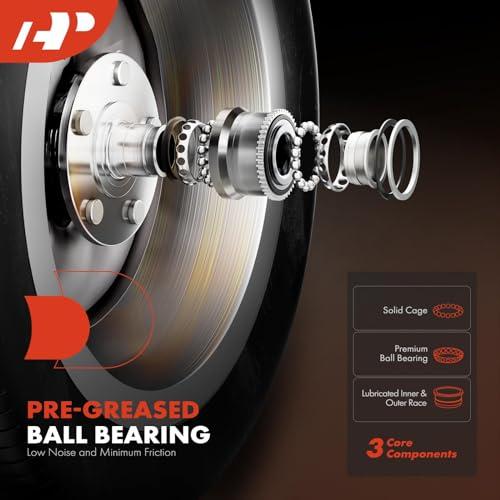 【並行輸入品】A Premium 2 x Rear Wheel Bearing and Hub Assembly with ABS & 5 L_4