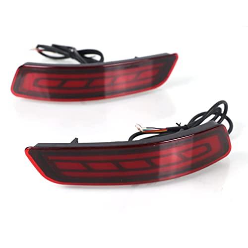 【並行輸入品】Red Led Rear Bumper Reflectors Tail Light Driving Brake Fog Lamp_1