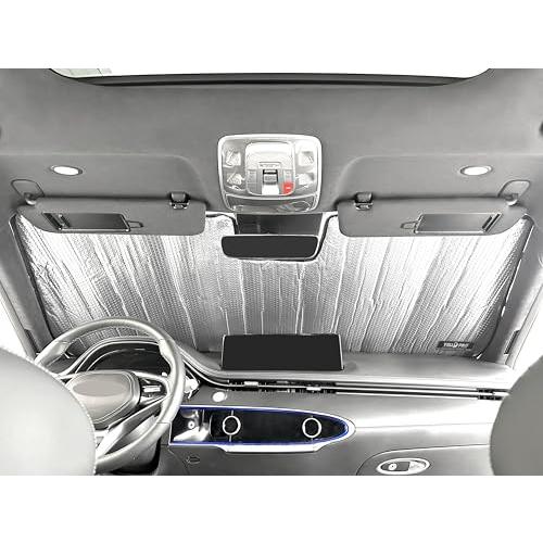 【並行輸入品】 YelloPro カスタムフィット 反射フロントガラス サンシェード 2004 2005 2006 2007 2008 2009