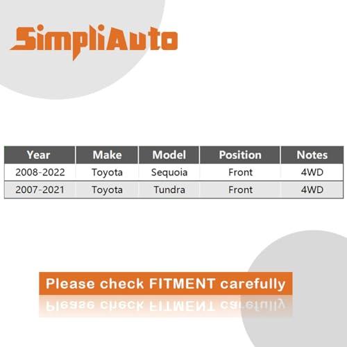 【並行輸入品】SimpliAuto 950 002 Front Wheel Hub and Bearing Assembly Compatib