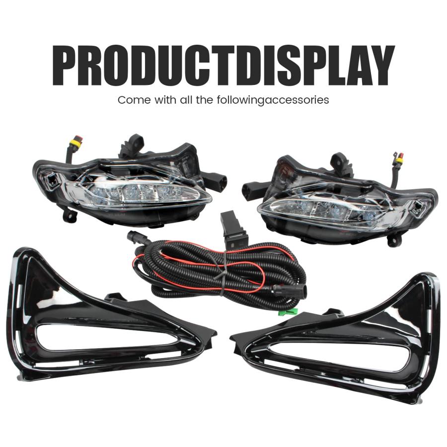 【並行輸入品】DLAA フォグランプ LED トヨタ カローラ 2017 2018 2019 フロントフォグランプキット カースタイリングスポッの画像