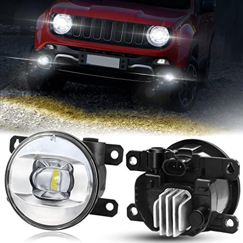 【並行輸入品】Cawanerl 3.5インチ LED レンズ フォグライト ジープ 2017 2019 コンパス 2015 2020 レネゲード_1