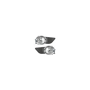 【並行輸入品】waltyotur A Pair Driver+Passenger Side Clear Len Fog Lights Bump_2