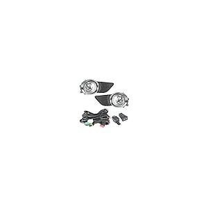 【並行輸入品】waltyotur A Pair Driver+Passenger Side Clear Len Fog Lights Bump_5