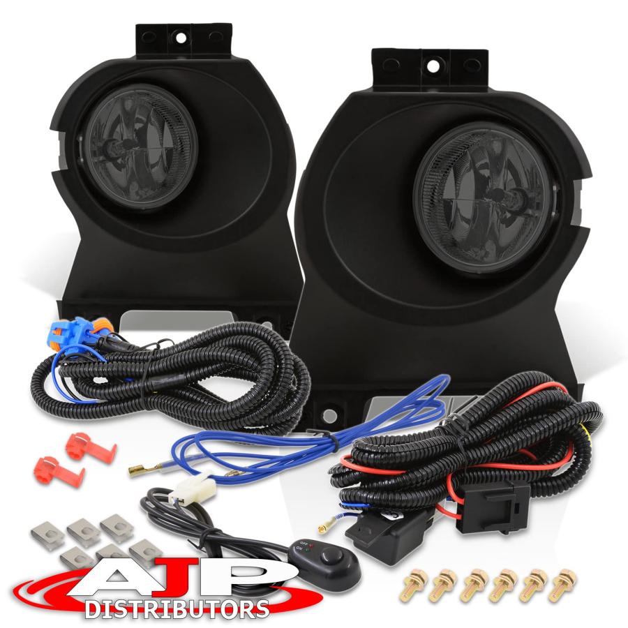 【並行輸入品】AJP Distributors Smoked Lens Front Bumper Fog Lights Driving Lam_9