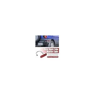 【並行輸入品】 X AUTOHAUX 外装リアバンパーサイドマーカー リフレクターランプ レッドライト トヨタ RAV4 1996 2004 右の画像