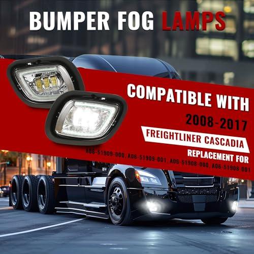 【並行輸入品】HECASA LEDバンパーフォグライトセット 2008 2017 Freightliner Cascadia 交換用 A06 5の画像