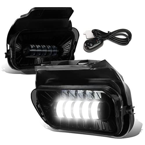【並行輸入品】ハイパワーLEDプロジェクター フロントバンパー 運転用フォグライトランプ スイッチと配線ハーネス付き シボレー シルバラード 1_1