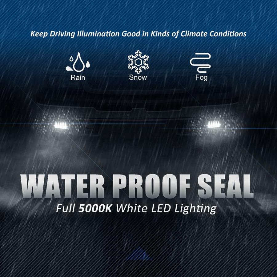 【並行輸入品】ハイパワーLEDプロジェクター フロントバンパー 運転用フォグライトランプ スイッチと配線ハーネス付き シボレー シルバラード 1_9