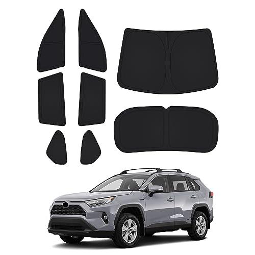 並行輸入品】 Canvcle 車用サンシェード8個セット トヨタ RAV4 2019