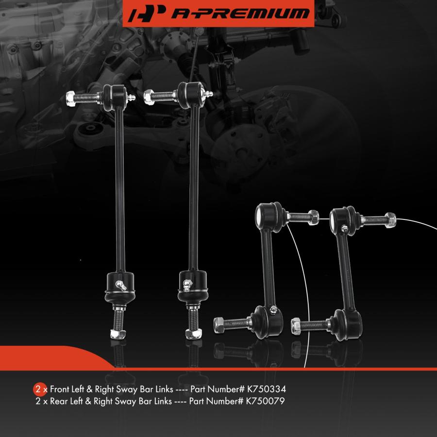 【並行輸入品】A Premium フロントリアスウェイバーリンクスタビライザーリンクキット 4個セット ランドローバー LR3 2005 200_3