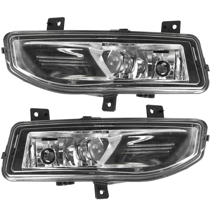 【並行輸入品】munirater 2 Pack Front Bumper Fog Lights Assembly with Chrome Be_9