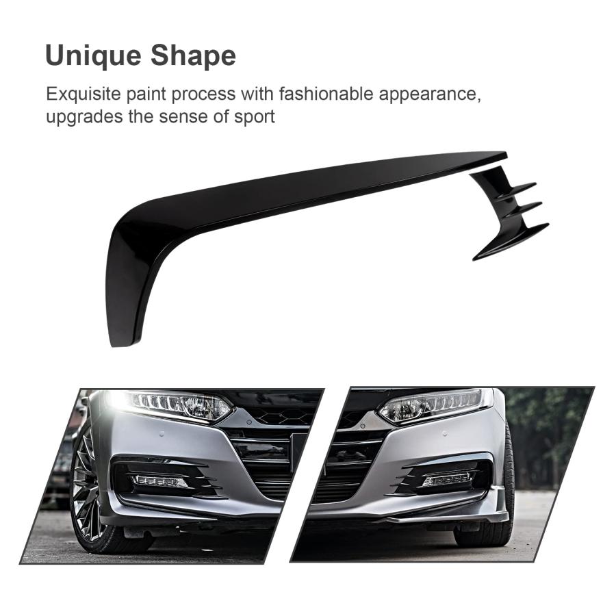 【並行輸入品】JOYOTO AKASAKA Front Fog Light Eyebrow Lamp Cover Front Bumper Tの画像