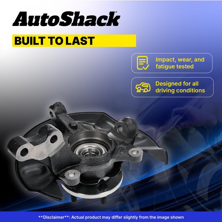 AutoShack KN798468PR フロントステアリングナックル&ホイール