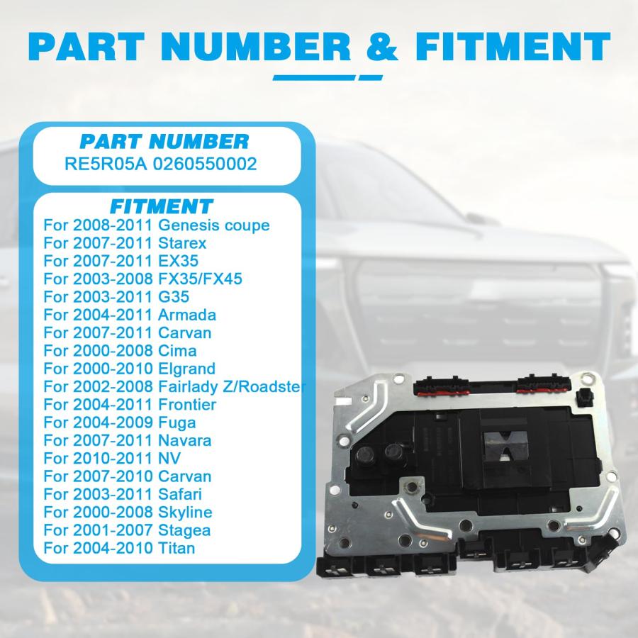 【並行輸入品】FIWARY トランスミッションコントロールユニットモジュール RE5R05A Frontier Xterra Infinitiの画像