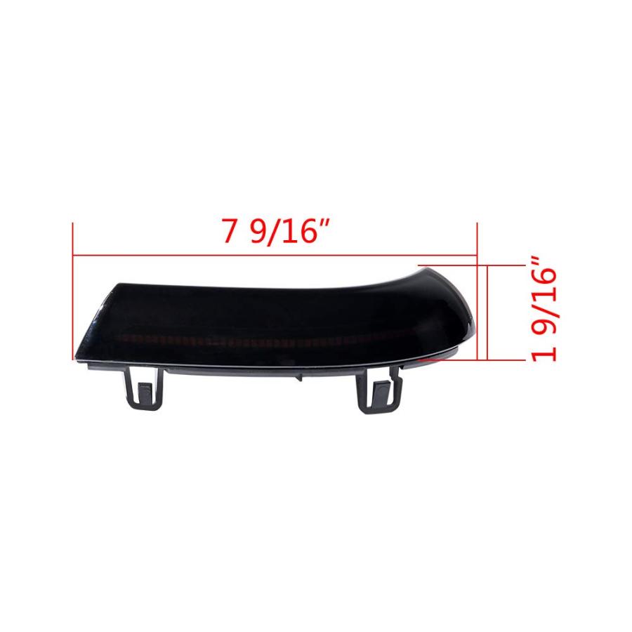 【並行輸入品】Front Lower Bumper Fog Light Grille + Mirror Turn Signal Lamp Si_3