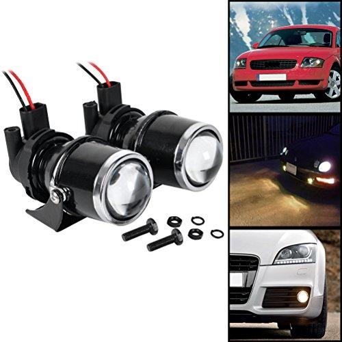 【並行輸入品】Astra Depot 2x Auto Car Front H3 Halogen 55W Projector Fog Bumpeの画像