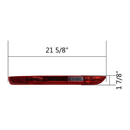 【並行輸入品】Astra Depot Rear Left Side Lower Bumper Red Reverse Tail Light Fの画像