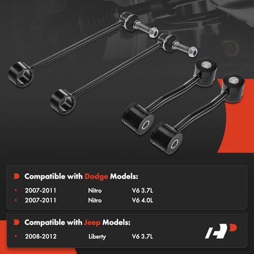 【並行輸入品】A Premium 4個セット フロント&リア スウェイバーリンクキット スタビライザーバーリンク Jeep Liberty 20_4