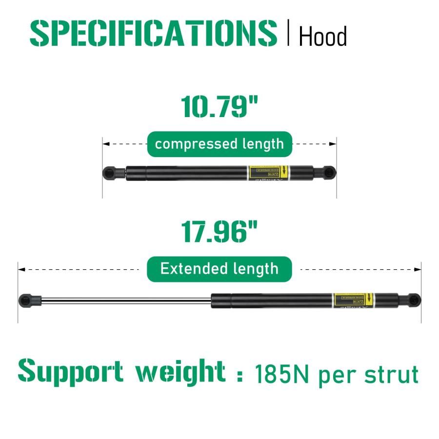 【並行輸入品】Hood Lift Supports Struts Shocks for Lexus is F 2008 2013, IS250_3