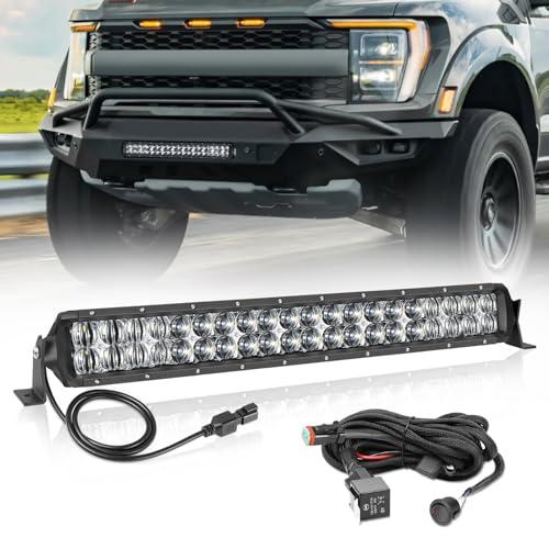 【並行輸入品】20 Inch LED Light Bar Kit, AKD Part 200W 5D Lens Offroad Drivingの画像