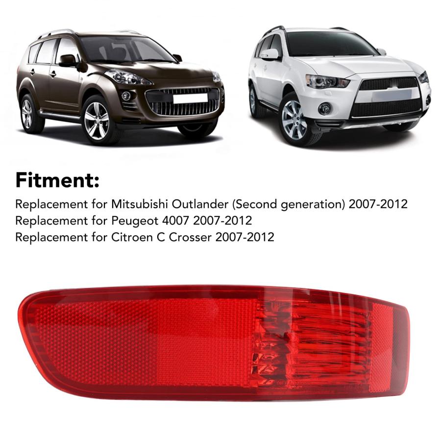 【並行輸入品】Aramox Bumper Side Marker Light Fit for， Left Rear Side Marker R_3