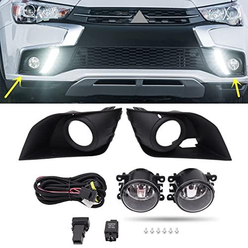 【並行輸入品】MOFANS Front Bumper Fog Light Kit Fit for Mitsubishi Outlander Sの画像
