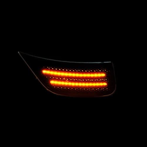 【並行輸入品】BMueirn LEDサイドマーカー アンバー バンパーライトキット 2021 2022 2023 GMC Yukon/ Tahoの画像