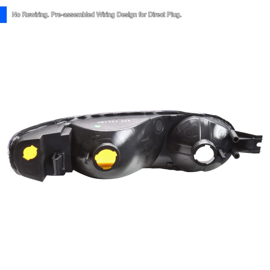 【並行輸入品】Spec D Tuning Black Bumper Lights Compatible with 2000 2006 GMCの画像