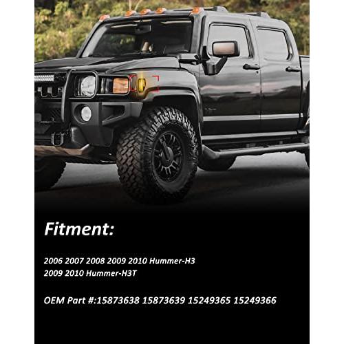 【並行輸入品】Bestview LEDサイドマーカーライト 2006 2010 H'ummer H3 2009 2010 H3T ドライバー\u0026助の画像