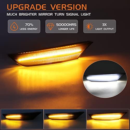 【並行輸入品】FetonAuto Sequential LED Side Marker Lights for 2003 2007 Infini_4