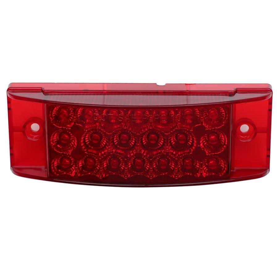 【並行輸入品】cciyu 5x Red 6\" LED Rectangle Side Marker Clearance Trailer Lighの画像
