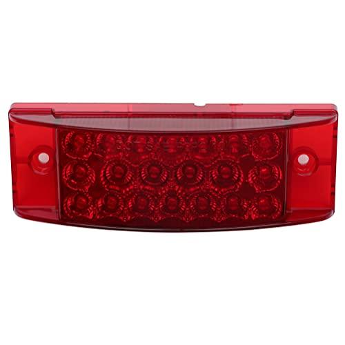 【並行輸入品】cciyu 5x Red 6\" LED Rectangle Side Marker Clearance Trailer Lighの画像