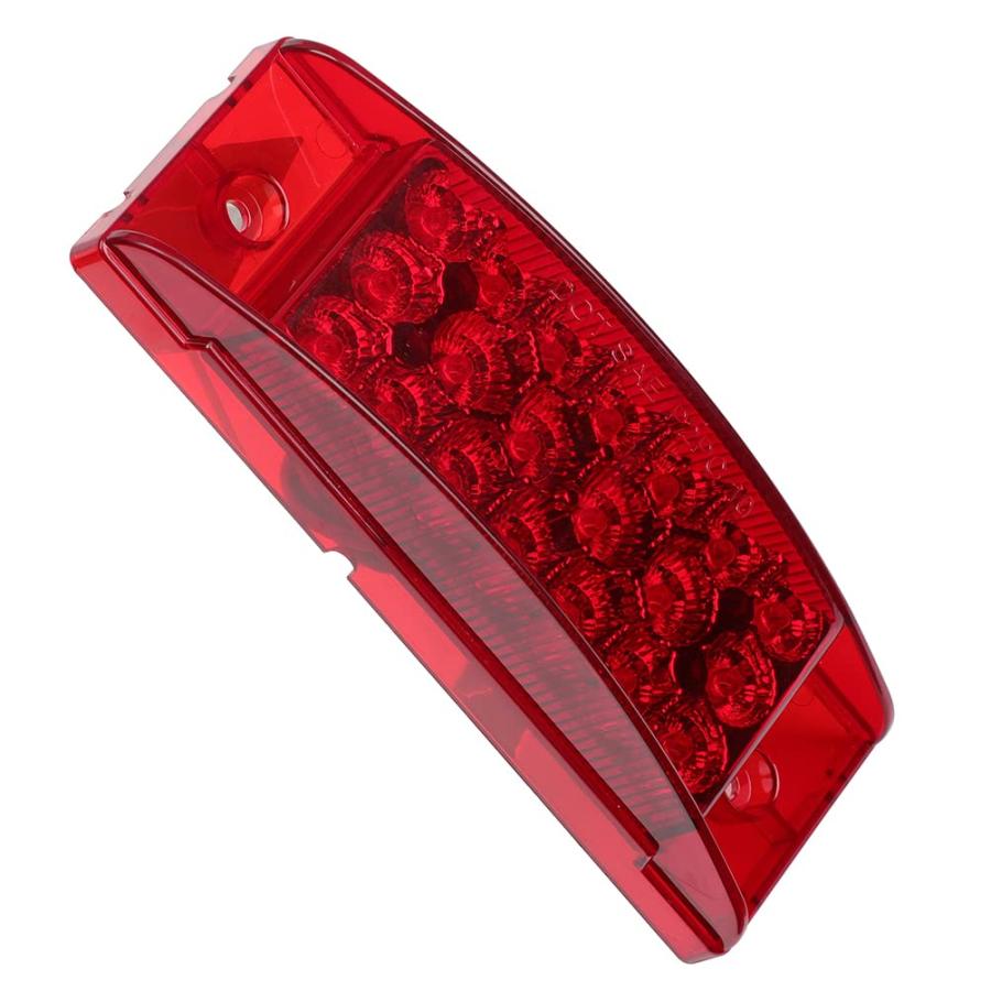 【並行輸入品】cciyu 5x Red 6\" LED Rectangle Side Marker Clearance Trailer Lighの画像