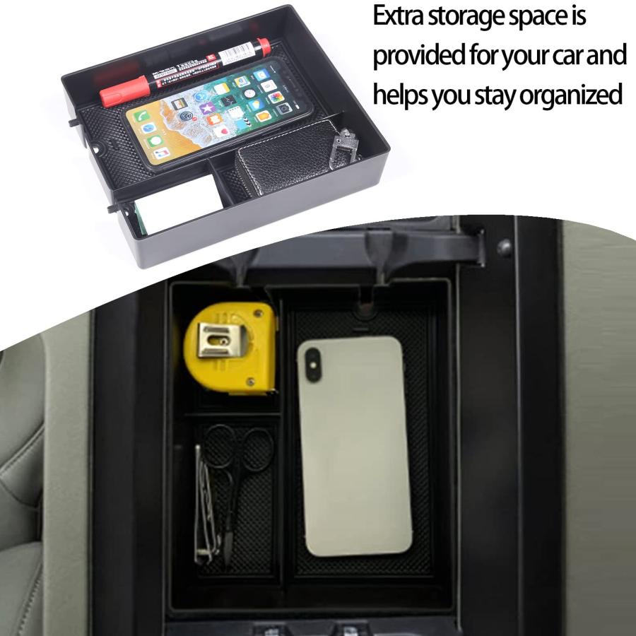 Lcojicep Armrest Organizer fits 2022 Rivian R1T/2022 Rivian R1S, 並行輸入品