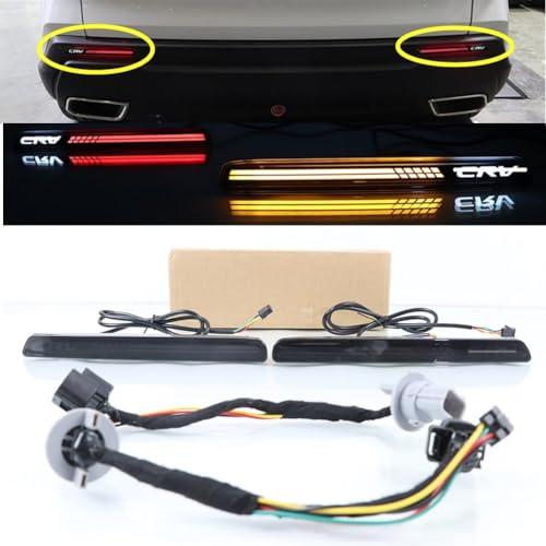 【並行輸入品】 LEDリアバンパーリフレクターライト ホンダ CRV CR V 2023 ブレーキテールライト シーケンシャルウィンカーライト フ_1