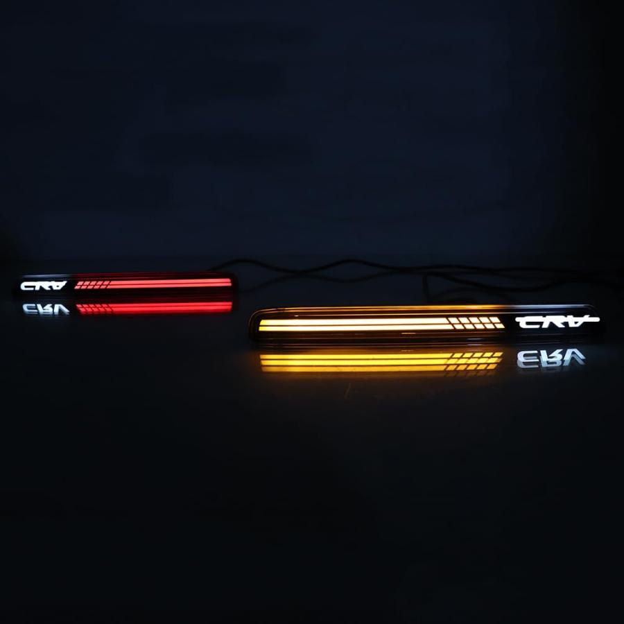 【並行輸入品】 LEDリアバンパーリフレクターライト ホンダ CRV CR V 2023 ブレーキテールライト シーケンシャルウィンカーライト フ_9