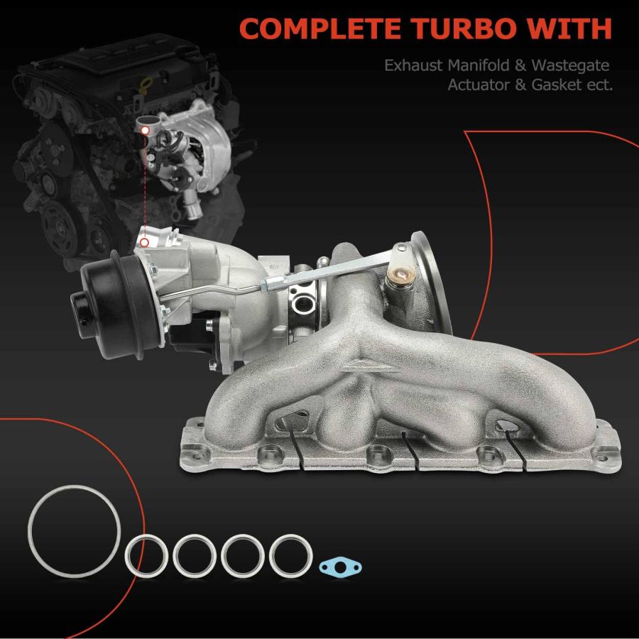 【並行輸入品】A Premium TD04LR6 Complete Turbocharger Turbo Kit with Gasket Coの画像