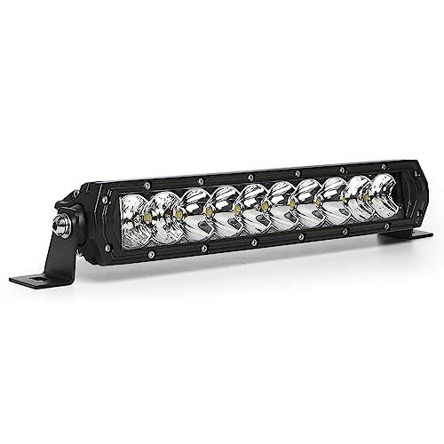【並行輸入品】EXZEIT 50W 12'' Light Bar Mount on Front Bumper and Grille Compa_1