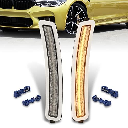 【並行輸入品】 AJP Distributors Clear Lens Amber LED Front Bumper Side Marker L