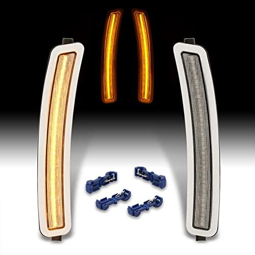 【並行輸入品】 AJP Distributors Clear Lens Amber LED Front Bumper Side Marker L