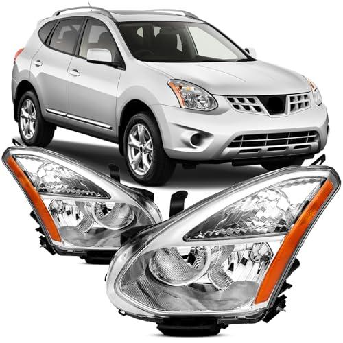 【並行輸入品】 Headlights Assembly Compatible With 2008 2013 Nissan Rogue， 2014_1