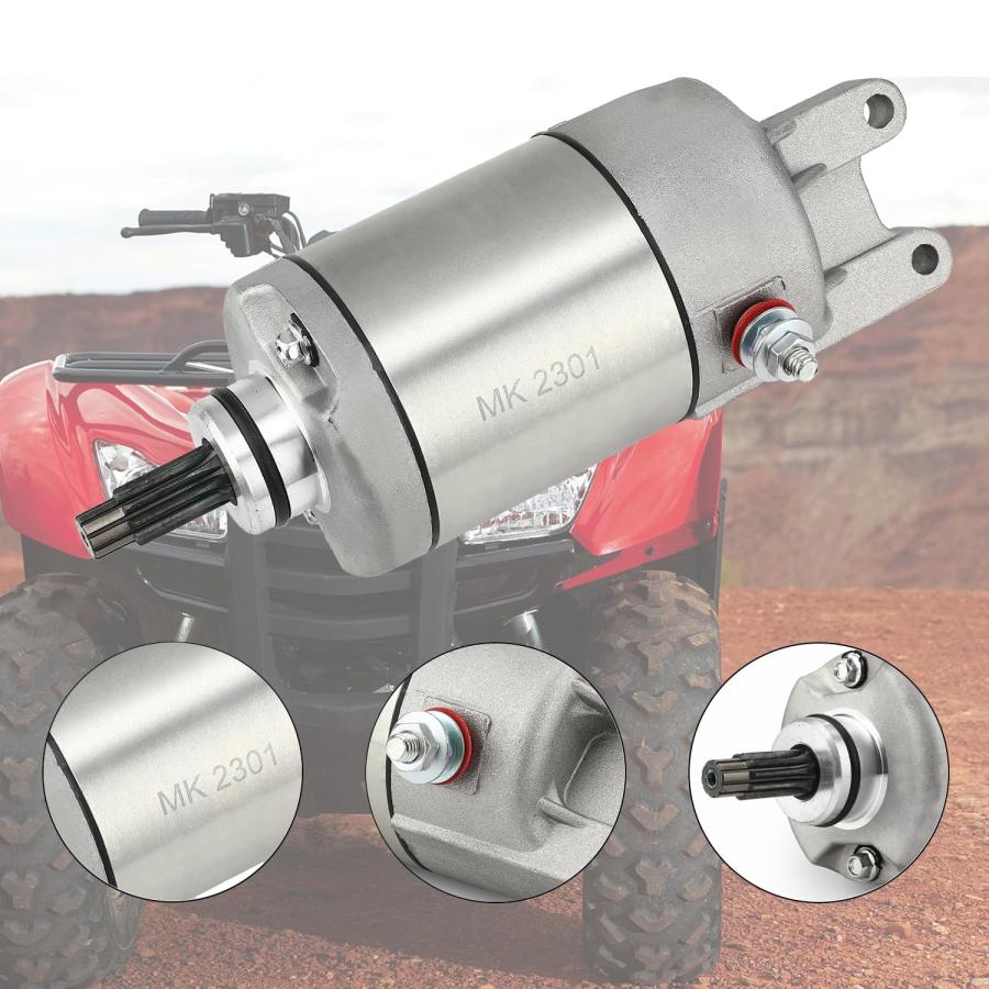 【並行輸入品】MOTOBULL スターターモーター 31200 HA0 773 ホンダ ATV ATC Big Red 250 FourTrax_9