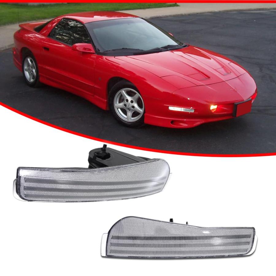 【並行輸入品】KENRTIR クリアレンズ フロントバンパー コーナーサイドマーカー パーキングライト ハウジングアセンブリ 1993 1994_3