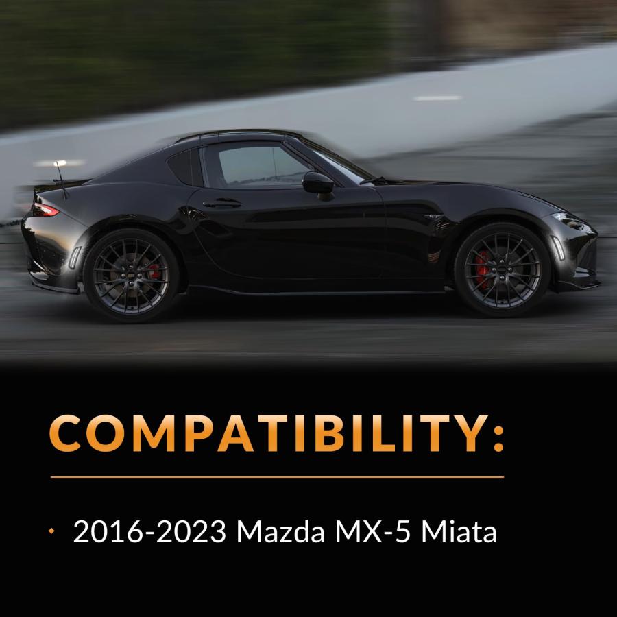 【並行輸入品】 DERMOKA LEDサイドマーカーライト バンパー パーキングシグナルランプ リフレクター 2016 2023 マツダ MX 5_3
