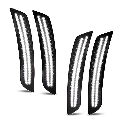 【並行輸入品】Bestview Smoked LED Side Marker Lights for Chevy Camaro 2016 201の画像